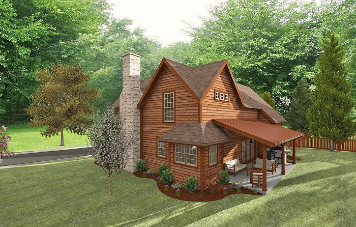 Plan 1180, Tiny House With Basement Plans