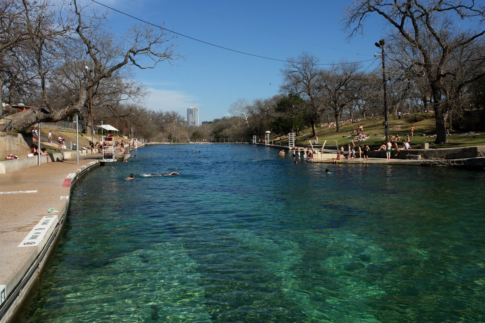 Barton Springs Pool, Spring Fed Swimming Holes, Zilker Park Swimming Pool, Austin's Best Swimming Holes,  Texas Spring Fed Rivers